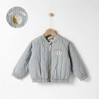 Mini Fashion winterjas | Comfortabele katoenjas met broderie | Warme kinderkleding | Verkrijgbaar in meerdere kleuren en maten | Praktische details kindermode | Baby & peuter bovenkleding