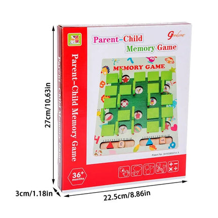Houten Memory Spel | Educatief Speelgoed | Ontwikkeling geheugen vaardigheden | Leerzame Puzzel | Voor Thuis en Klas | Buitengewone Duurzaamheid | Kindervriendelijk | Veiligheid Gecontroleerd