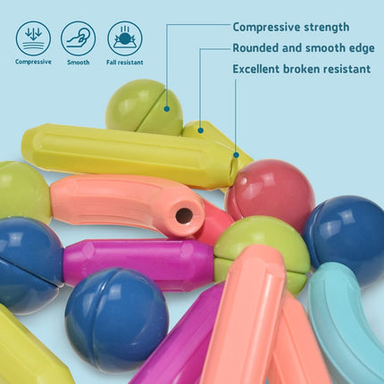 Magnetisch Bouwspeelgoed | Creativiteit Ontwikkelen | Magnetische Sticks | Educatief Spel 2+