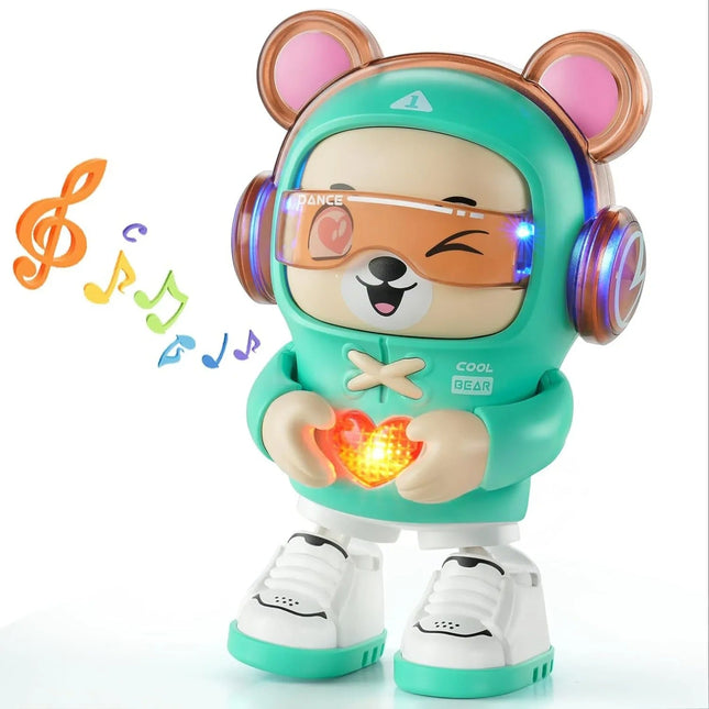 Interactieve Robot Hond | Dansend Speelgoed voor Kinderen | Bevordert Motoriek en Coördinatie | Educatief Speelgoed | Kleurrijke Dansende Pup | ABS-Plastic | Voor Baby's en Peuters