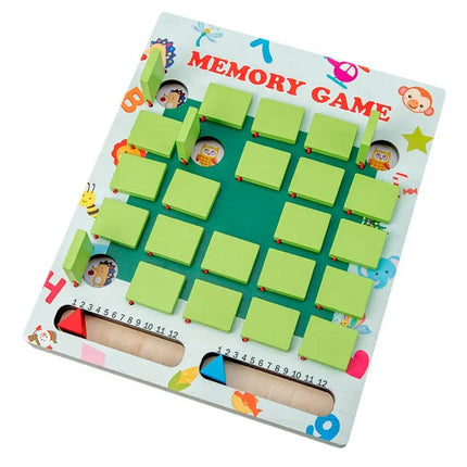 Houten Memory Spel | Educatief Speelgoed | Ontwikkeling geheugen vaardigheden | Leerzame Puzzel | Voor Thuis en Klas | Buitengewone Duurzaamheid | Kindervriendelijk | Veiligheid Gecontroleerd