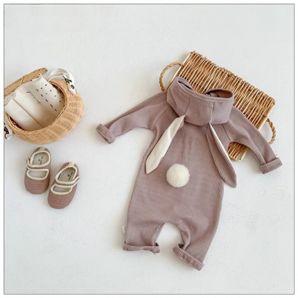 Babybody Unisex Katoen | Kanin Ontwerp | Comfortabele Elastische Pasvorm | Zacht en Ademend | Baby Kleding