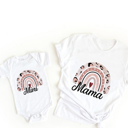 Matchende Kleding Set | Zachte Katoenen Shirts voor Moeder en Dochter | Familie Outfits | Verkrijgbaar in Meerdere Maten