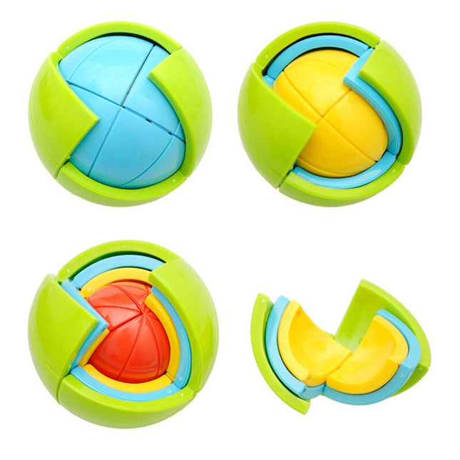 Puzzle Ball™ | Educatief Spel voor Kinderen | 3D Puzzel | Ruimtelijk Denken | Speelgoed Uitdaging