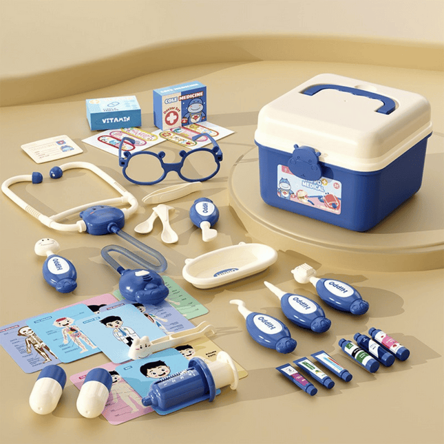 Kinderdokter Speelset | Leren en Spelen | Inclusief Realistische Medische Tools | 3+ Jaar | Opbergbox