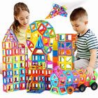 Magnetische constructiespeelset | Educatief speelgoed | Creatieve bouwstenen voor kinderen | 60-148 stuks | Duurzaam en veilig ABS + magnet materiaal | Motorische ontwikkeling | Innovatieve ontwerpen mogelijk
