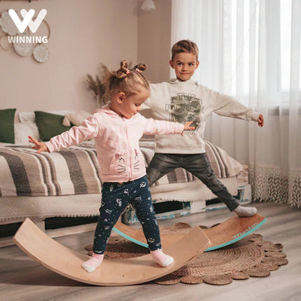 Houten Balansbord voor Kinderen | Multifunctionele Wip en Schommel | Duurzaam Buitenspeelgoed
