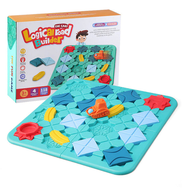 Educatief Bouwspel voor Kinderen | Bouwen en Leren | Logische Uitdaging | Ontwikkeling Vaardigheden | Educatief Speelgoed | Interactief Spel | ABS Materiaal | Geschikt vanaf 3 Jaar | 381x381mm