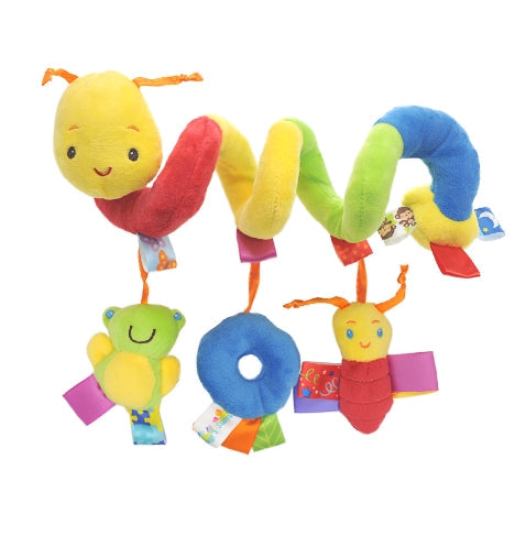 Kleurrijke Babyspiral | Speelgoed voor Kinderwagen & Autostoel | Flexibele Slang voor Ontwikkeling