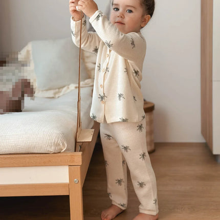 Kinderen Pyjama Set | Zachte Ademend Katoen | Unisex | Allergievriendelijk | Comfortabele Pasvorm | Voor Gevoelige Huid