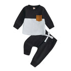 Peuterspeelpakje | Zachte Joggingoutfit Baby | Contrasterende Design | Maat 6mnd-5jr | Comfortabele Kleding Set
