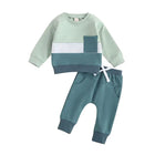 Peuterspeelpakje | Zachte Joggingoutfit Baby | Contrasterende Design | Maat 6mnd-5jr | Comfortabele Kleding Set