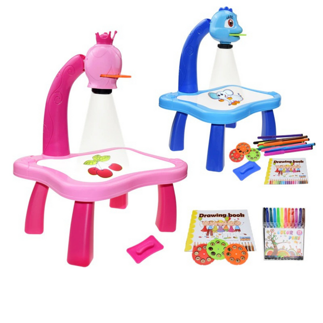 Kinder Kleurprojector | Educatief Speelgoed | Verbeter Tekentalenten | BPA-vrij | Inclusief Accessoires