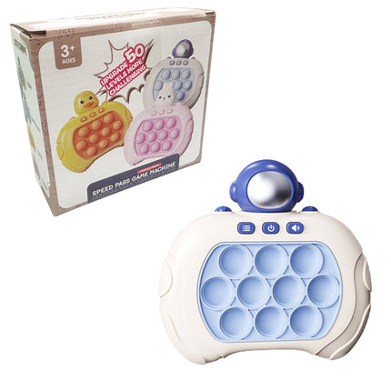 Batterij aangedreven Pop Game Animal Spelcomputer | Bærbare Reaktiesnelheid Test | Kindvriendelijk Design | Verbeterde Concentratie en Coördinatie | Inclusief 10 Lichtgevende Pop Bubbels