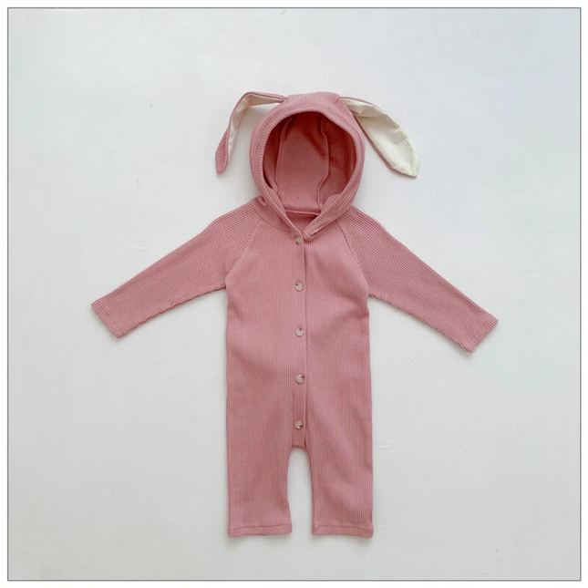 Babybody Unisex Katoen | Kanin Ontwerp | Comfortabele Elastische Pasvorm | Zacht en Ademend | Baby Kleding