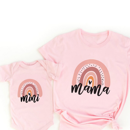 Matchende Kleding Set | Zachte Katoenen Shirts voor Moeder en Dochter | Familie Outfits | Verkrijgbaar in Meerdere Maten