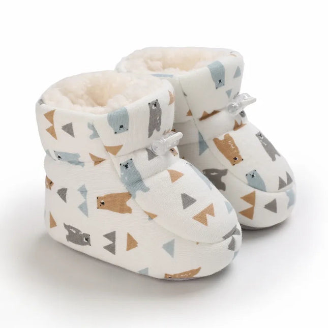 Baby Winter Schoenen | Warme Babyschoenen | Isolerend en Flexibel | Makkelijk aan te trekken | Maat 0-18m | CozySteps | Anti-slip Zool