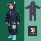 Kinder Regenponcho | Praktische Regenbescherming | Waterdicht Polyester | Inclusief Opbergtas | Makkelijk Aan te Trekken | Verschillende Maten | Van 9 Maanden tot 8 Jaar | Comfortabel en Duurzaam