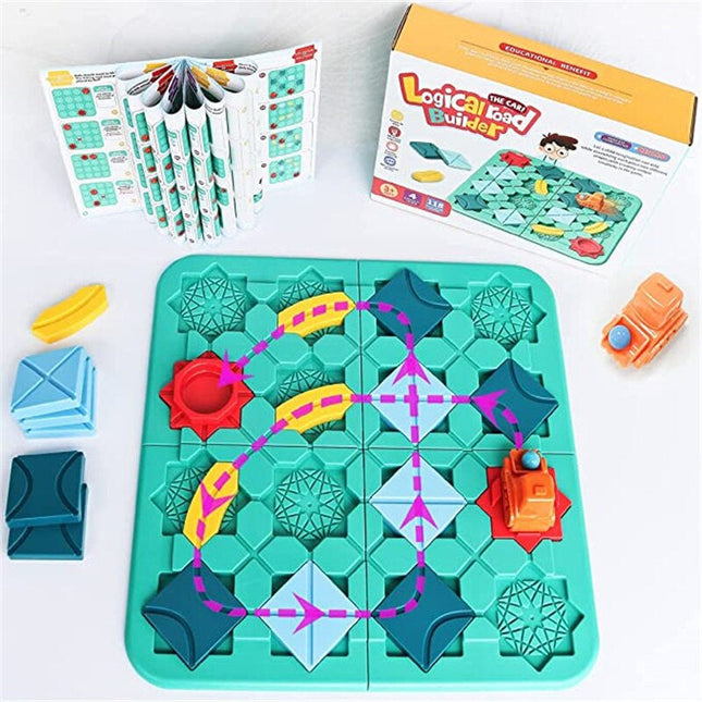 Educatief Bouwspel voor Kinderen | Bouwen en Leren | Logische Uitdaging | Ontwikkeling Vaardigheden | Educatief Speelgoed | Interactief Spel | ABS Materiaal | Geschikt vanaf 3 Jaar | 381x381mm