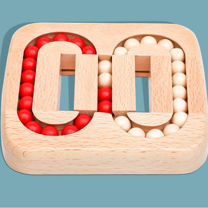 Magic Beads Kinderspel | Educatief Speelgoed | Logisch Denken Ontwikkelen | Duurzaam Beukenhout | Handige Knooptechniek | Veilig & Chemicaliënvrij | Stimuleert Cognitieve Vaardigheden | Compact & Lichtgewicht