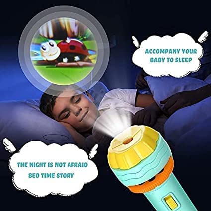 Bedtijd Verhalen Projector | 48 Afbeeldingen | Educatief Kinderspeelgoed | Fantasie Stimulatie Lamp