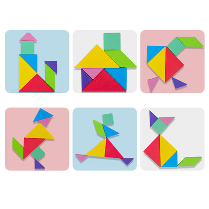 Montessori Tangram Spel | Magnetisch Educatief Puzzel Speelgoed | Creatief Leren & Probleemoplossing