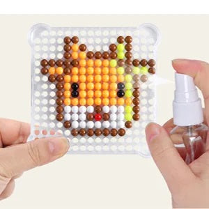 Verschillende Gekleurde Water Beads Kinderen | Creatief Speelgoed | 4800 Kralen | Incl. Accessoires | Bead Kit | Veilig Kunstproject | Herbruikbaar Bord | 24 Kleuren | BPA-vrij | 5mm Diameter