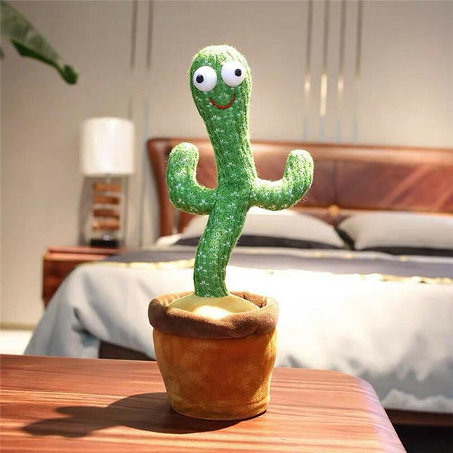 Dansende Cactus Speelgoed | Reagerend op Geluid | Interactieve Muziek & Beweging met LED-verlichting