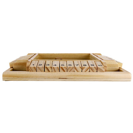 Woodn™ | Educatief Houten Spel | Leer Rekenen op Speelse Wijze | Interactief | Familieplezier | Strategisch en Logisch Denken | Kwalitatief Houtmateriaal | Voor Kinderen vanaf 3 Jaar | 220x220x35mm