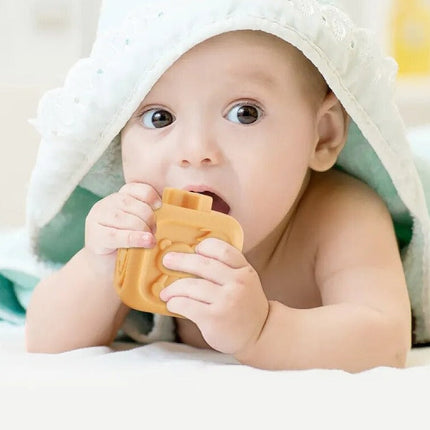 Koala Cubes | Educatief Stapel- en Bijtspeelgoed | Siliconen voor Baby's | Sansestimulatie en Motorische Ontwikkeling | Geschikt voor 0-12 Maanden | Veilig en BPA-vrij | Meerkleurig Sensory Speelgoed