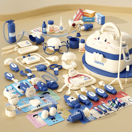 Kinderdokter Speelset | Leren en Spelen | Inclusief Realistische Medische Tools | 3+ Jaar | Opbergbox