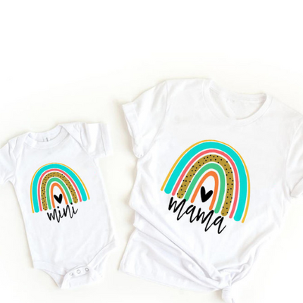 Matchende Kleding Set | Zachte Katoenen Shirts voor Moeder en Dochter | Familie Outfits | Verkrijgbaar in Meerdere Maten