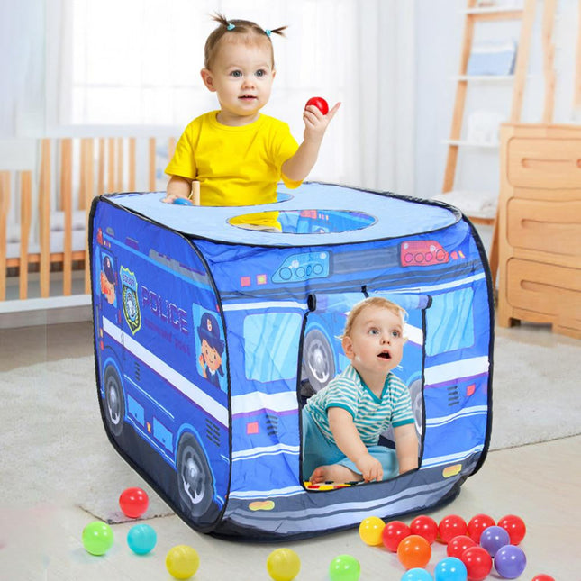 Speeltent | Kindertent Brandweerthema | Pop-Up Tenthuis | Indoor & Outdoor | Creatief Spelen & Opbergen