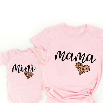Matchende Kleding Set | Zachte Katoenen Shirts voor Moeder en Dochter | Familie Outfits | Verkrijgbaar in Meerdere Maten