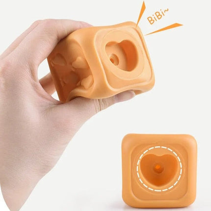 Koala Cubes | Educatief Stapel- en Bijtspeelgoed | Siliconen voor Baby's | Sansestimulatie en Motorische Ontwikkeling | Geschikt voor 0-12 Maanden | Veilig en BPA-vrij | Meerkleurig Sensory Speelgoed