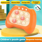 Reactiespel Pop Game | Stimuleert Hand-Oogcoördinatie | Voor Kinderen en Volwassenen | Interactief Pop-It Design | Verbetert Fijne Motoriek | Draagbare Spelconsole met LED Lichten | Geschikt vanaf 2 Jaar