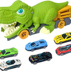 Dinosaur Truck Speelgoed | Interactieve Kinderauto's | Duurzaam en Educatief | Leeftijd 4+ | Met Accessoires