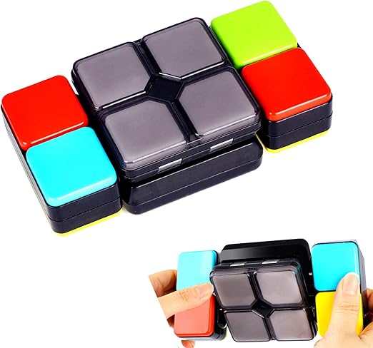 Puzzle Flip Pro | Handheld Uitdagend Spel met Kleurrijke Uitdagingen en Geluidseffecten | Breinbreker voor Onderweg