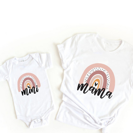Matchende Kleding Set | Zachte Katoenen Shirts voor Moeder en Dochter | Familie Outfits | Verkrijgbaar in Meerdere Maten