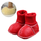 Babyslofjes Winter Warm | Antislip Zool | Natuurlijke Materialen | Makkelijk Aan & Uit | 0-14 Maanden