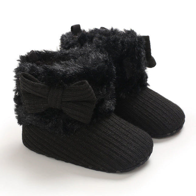 Mini Fashion Vinterschoenen Baby's | Warme Fleecevoering | Antislip Zool | Velcrosluiting | 0-18 Maanden