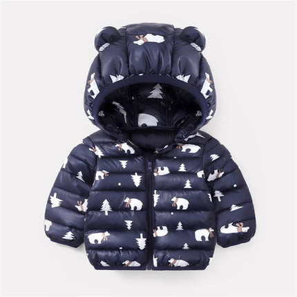 Kinderjas met Capuchon | Winddicht Polyester | Comfort Fit | Geschikt voor Alle Weersomstandigheden