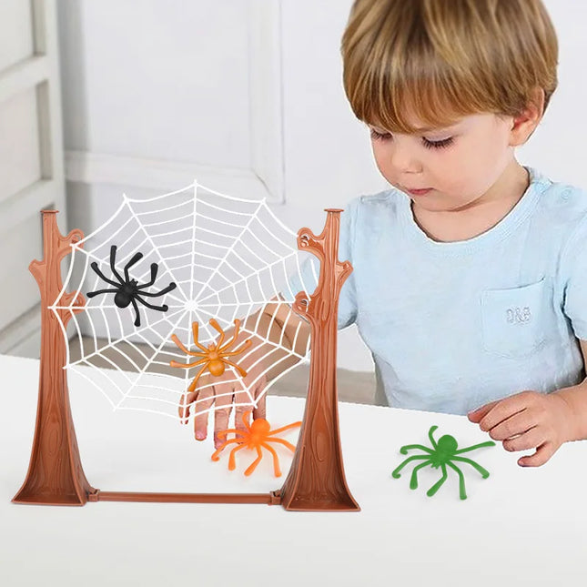SpiderJump | Spannend Spinnenbordspel | Gezelschapsspel voor Alle Leeftijden | Handigheid & Strategie
