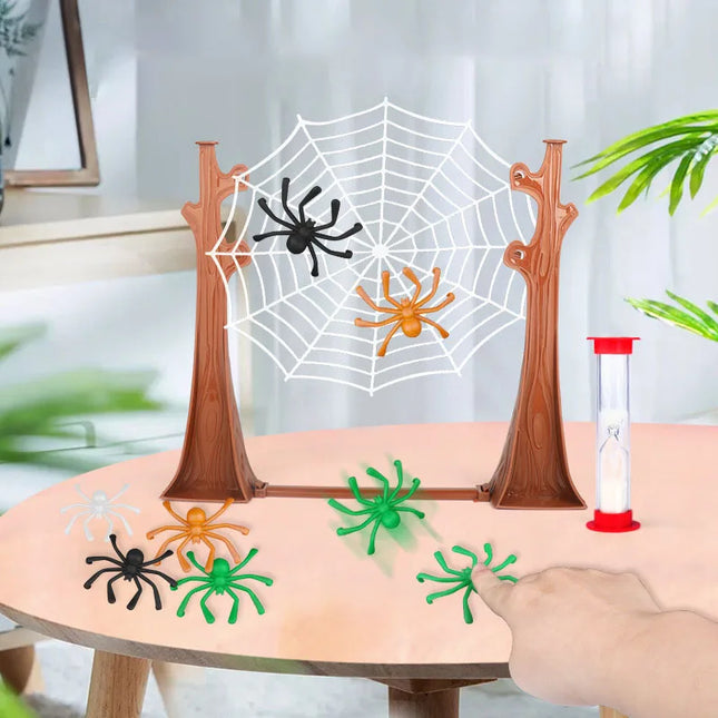 SpiderJump | Spannend Spinnenbordspel | Gezelschapsspel voor Alle Leeftijden | Handigheid & Strategie