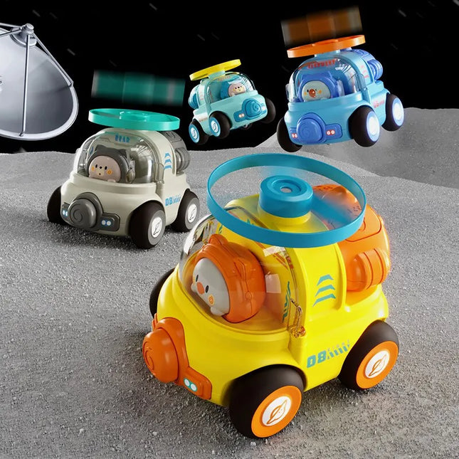 Kleurrijke Speelgoedauto | Dynamische Roterende Delen & Geluidseffecten | Creatief Speelplezier | ABS-plastic | Saltomortalen & Stunts | Interactief Speelgoed | Geschikt voor Kinderen