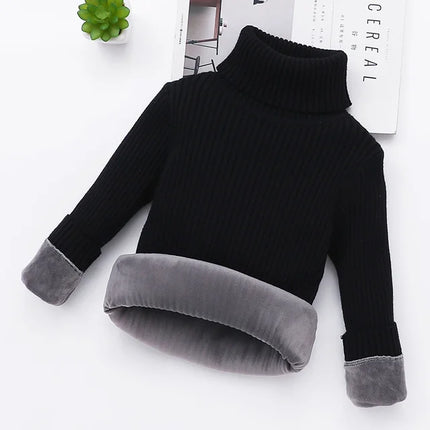 Kinder Rulletrui | Mini Fashion | Zacht Katoen | Beschermende Turtleneck | Comfortabel | Duurzaam | Perfect voor Buitenspelen | Verkrijgbaar in Maat 2-12 Jaar | Casual Gebruik | Warme Kinderkleding