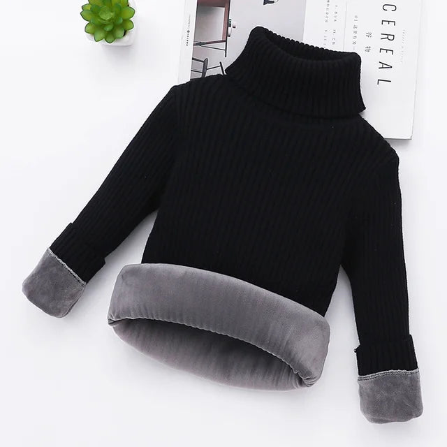 Kinder Rulletrui | Mini Fashion | Zacht Katoen | Beschermende Turtleneck | Comfortabel | Duurzaam | Perfect voor Buitenspelen | Verkrijgbaar in Maat 2-12 Jaar | Casual Gebruik | Warme Kinderkleding