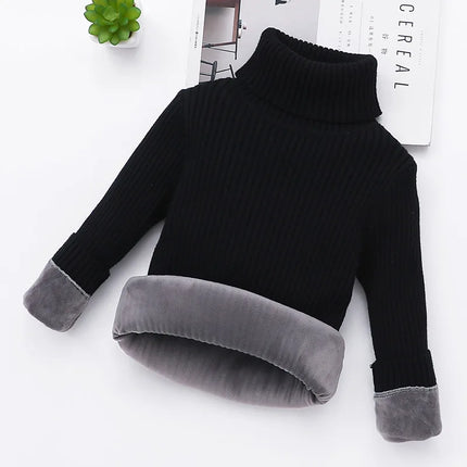 Kinder Rulletrui | Mini Fashion | Zacht Katoen | Beschermende Turtleneck | Comfortabel | Duurzaam | Perfect voor Buitenspelen | Verkrijgbaar in Maat 2-12 Jaar | Casual Gebruik | Warme Kinderkleding