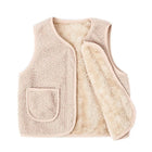 Baby Vest | Warme Comfort | Lammelook | V-Hals | Voor Baby's en Peuters | Ideaal voor Koude Dagen | Zacht en Trendy | Veelzijdig en Geschikt voor Binnen en Buiten | Eenvoudig te Combineren | Verschillende Maten