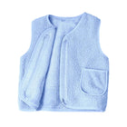 Baby Vest | Warme Comfort | Lammelook | V-Hals | Voor Baby's en Peuters | Ideaal voor Koude Dagen | Zacht en Trendy | Veelzijdig en Geschikt voor Binnen en Buiten | Eenvoudig te Combineren | Verschillende Maten
